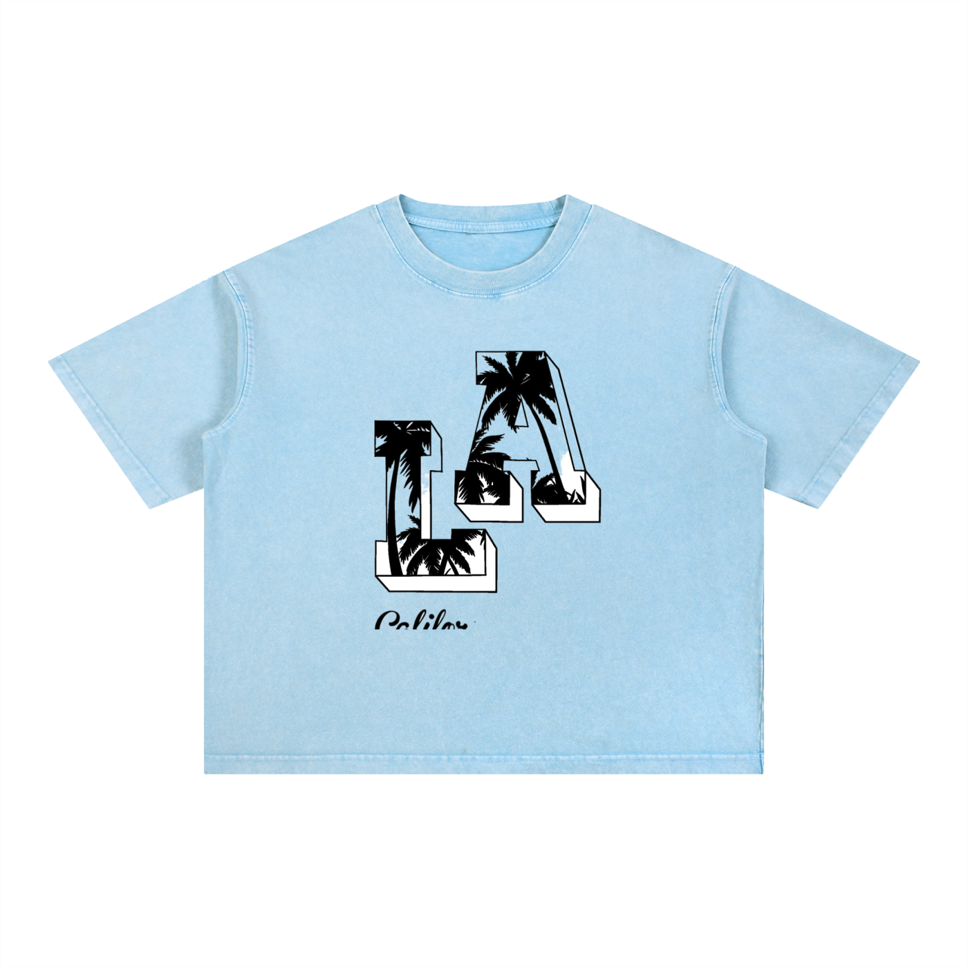 Mineral Wash Boxy Cotton T-Shirt