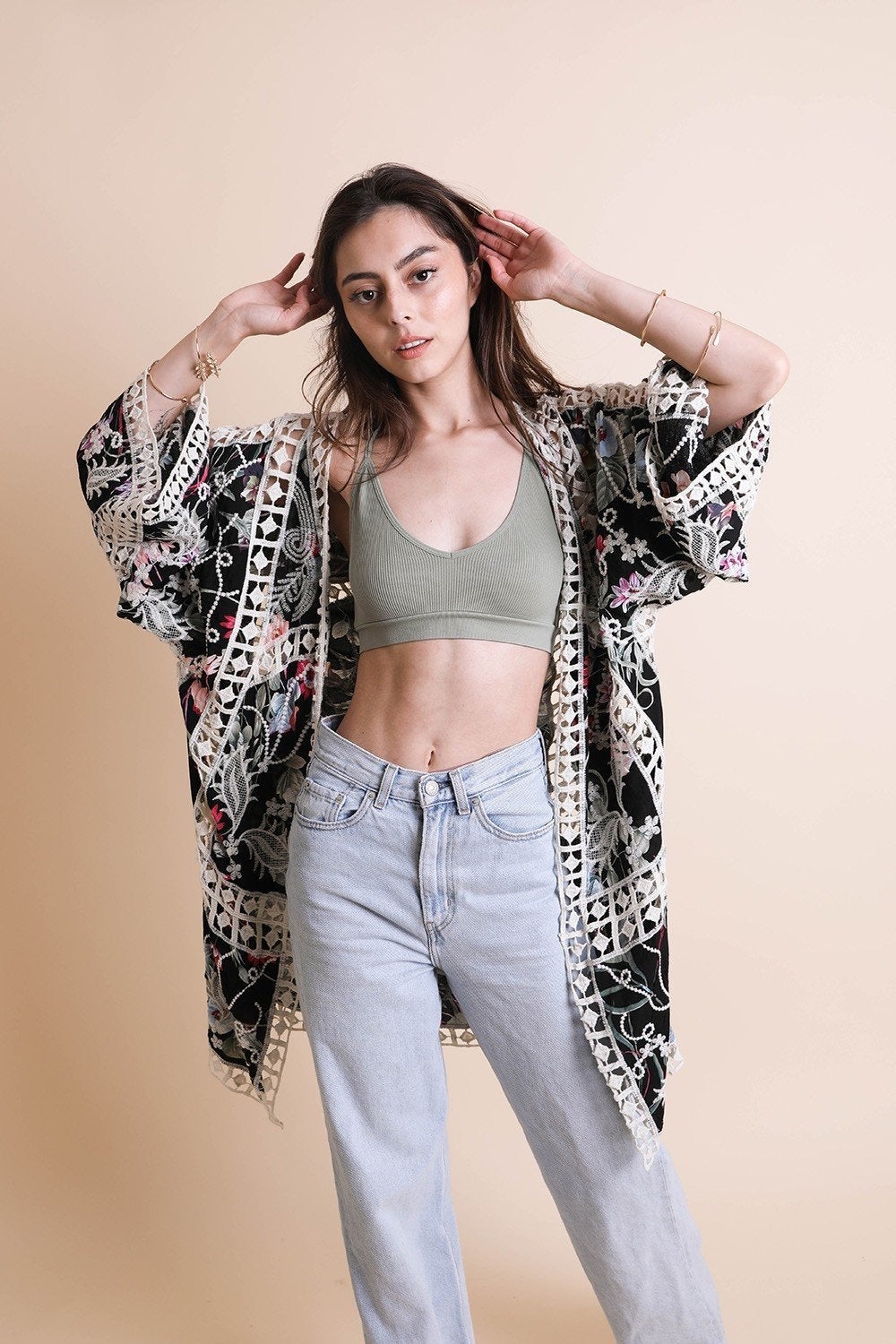 Kimono brodé de famille