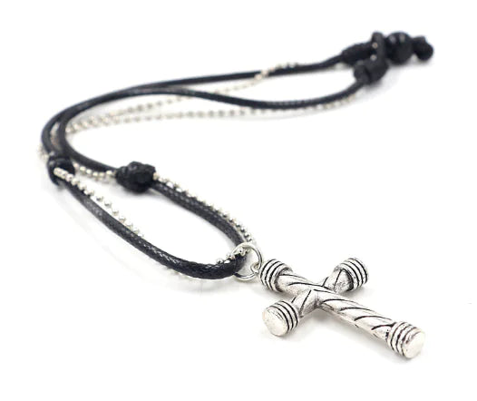 Retro Men's Dog Tag Necklace with Wing Pendant