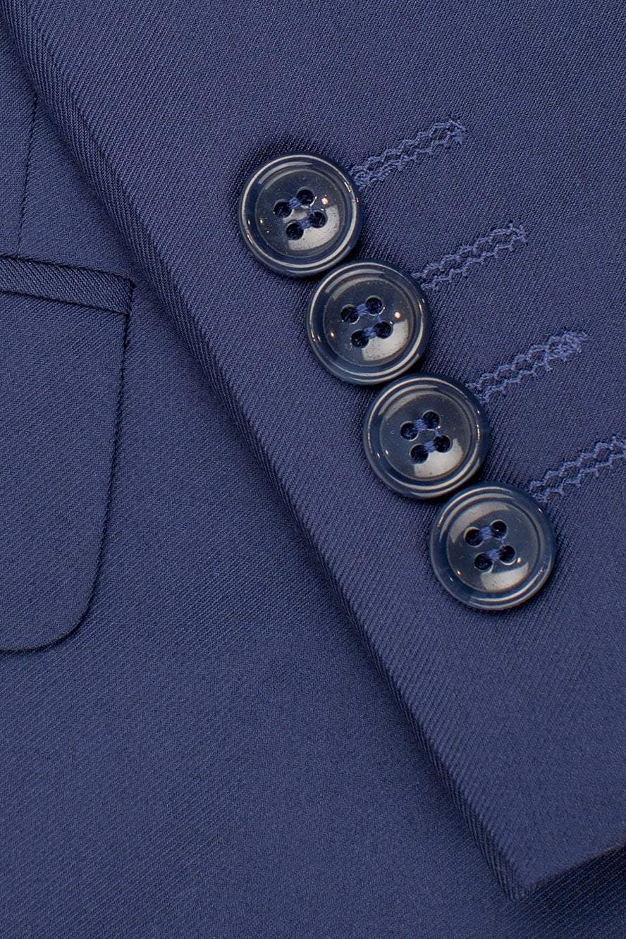 "Madison" Sapphire Blue Suit Jacket Notch (Separates)