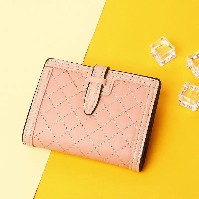 Compact Japanese-Korean Wallet with Card Slots