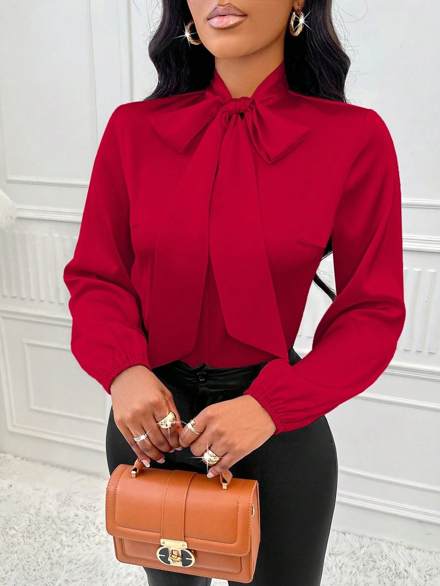 Bow Long Sleeve Top