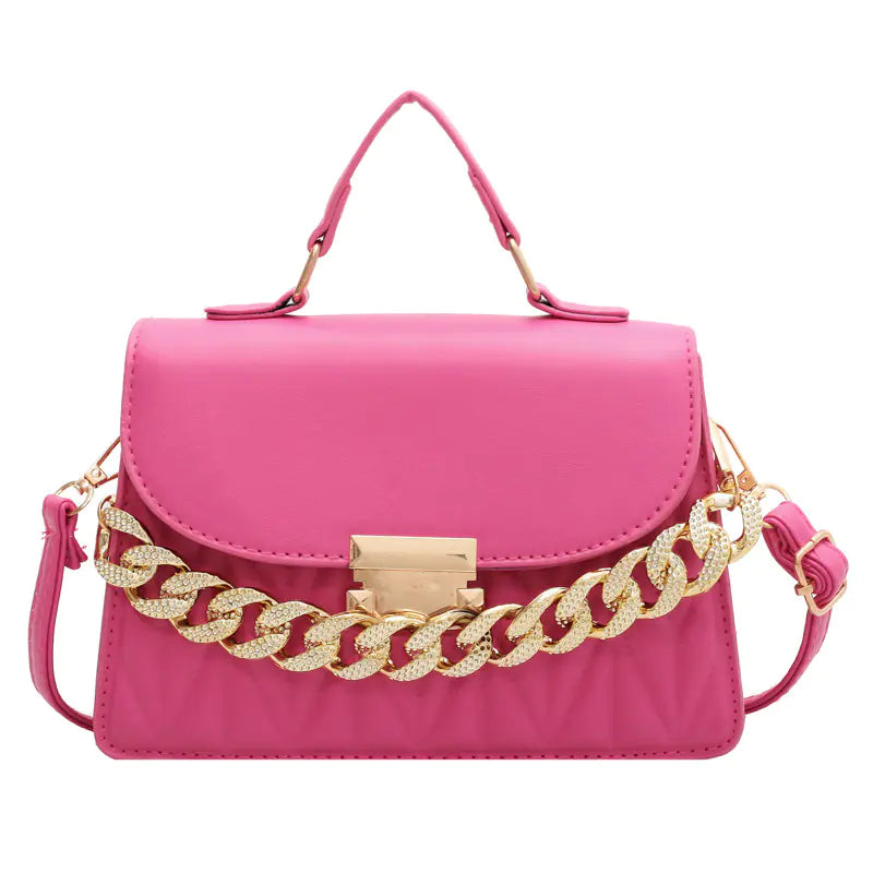Chic Women's Crossbody Bag with Chain Strap (2022)